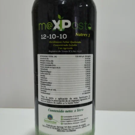 Fertilizante foliar MAXIPASTO 12-10-10 para pastos y praderas - Pasturas Tropicales